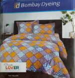 Bombay Dyeing DreamLover 104TC One Double Bed Sheet with Two Pillow Cover