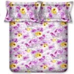 Bombay Dyeing Allure King Size Double Bedsheet 100% Cotton Gray