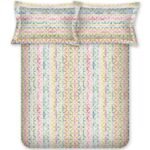 Bombay Dyeing Cotton Bedsheet 120 Thread Count with 2 Pillow Covers Epigram (Queen, Pink)