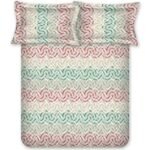 BOMBAY DYEING Epigram Queen Size BEDSHEEET (2.58 X 2.24 MT) 2 Pillow Covers (46 cm X 69 cm) THREADCOUNT 180, 100 % Cotton (Queen, Red)