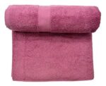 Bombay Dyeing Santino Cotton Bath Towel (Red, Maroon)