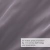Kalpavriksha 300 TC 100% Cotton Ultra Fine Grey Colored Solid Print King Bed Sheet Set