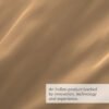 Kalpavriksha 300 TC 100% Cotton Ultra Fine Brown Colored Solid Print King Bed Sheet Set
