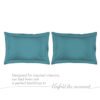 Kalpavriksha 300 TC 100% Cotton Ultra Fine Blue Colored Solid Print King Bed Sheet Set