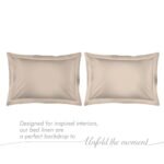 Kalpavriksha 300 TC 100% Cotton Ultra Fine Brown Colored Solid Print King Bed Sheet Set