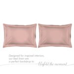 Kalpavriksha 300 TC 100% Cotton Ultra Fine Pink Colored Solid Print King Bed Sheet Set