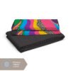 Happy Hippie 150 TC Cotton Super Fine Black Colored Abstract Print King Bed Sheet Set