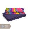 Happy Hippie 150 TC Cotton Super Fine Blue Colored Abstract Print King Bed Sheet Set