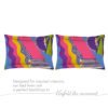 Happy Hippie 150 TC Cotton Super Fine Blue Colored Abstract Print King Bed Sheet Set