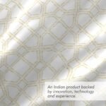 Cottage Garden-1 300 TC 100% Cotton Ultra Fine White Colored Ethnic Print Double Bed Sheet Set