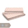 Cottage Garden-1 300 TC 100% Cotton Ultra Fine Orange Colored Ethnic Print Double Bed Sheet Set