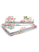 Iris Gaze-1 100% Cotton Fine Multi Colored Floral Print Single Bed Sheet Set