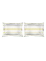 Iris Gaze-1 100% Cotton Fine Multi Colored Stripes Print King Bed Sheet Set