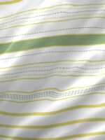 Iris Gaze-1 100% Cotton Fine Multi Colored Stripes Print King Bed Sheet Set