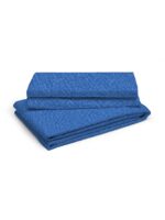 Wizard 100% Cotton Fine Blue Colored Geometric Print King Bed Sheet Set