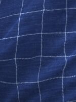 Wizard 100% Cotton Fine Blue Colored Checkered Print King Bed Sheet Set