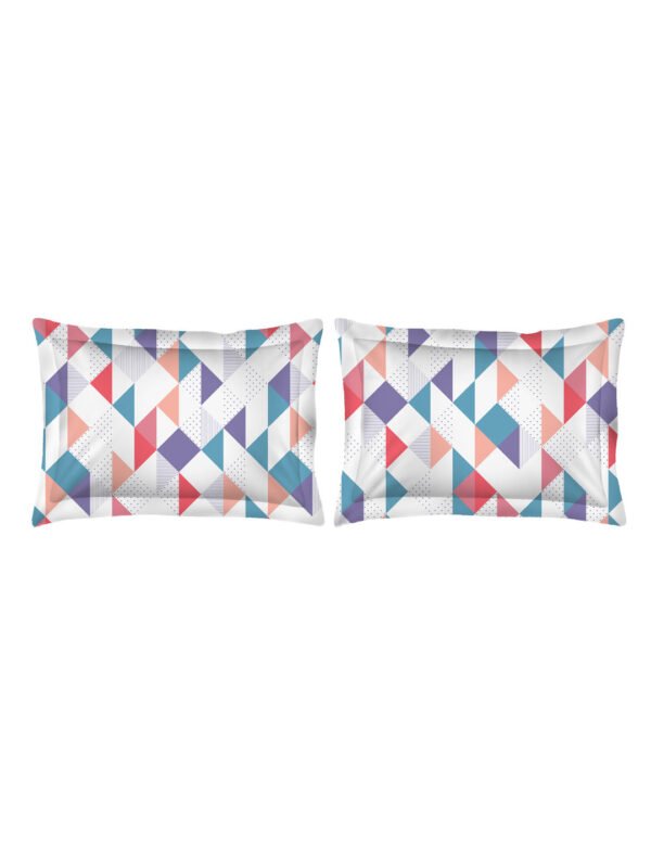 Akira 2 225 TC Chief Value Cotton Super Fine Multi Colored Abstract Print King Bed Sheet Set
