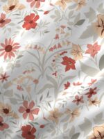 Akira 2 225 TC Chief Value Cotton Super Fine Multi Colored Floral Print King Bed Sheet Set