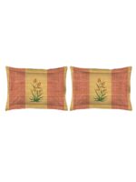 City Saga 270 TC 100% Cotton Super Fine Yellow Colored Indian Print King Bed Sheet Set