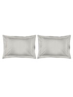 Angelite 270 TC 100% Cotton Super Fine Grey Colored Floral Print King Bed Sheet Set
