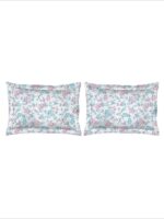 Iris Gaze-2 100% Cotton Fine Multi Colored Floral Print King Bed Sheet Set