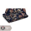Tangelo 300 TC 100% Cotton Ultra Fine Dark Blue Colored Floral Print Super King Bed Sheet Set
