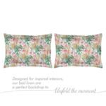 Tangelo 300 TC 100% Cotton Ultra Fine Multi Colored Floral Print Super King Bed Sheet Set