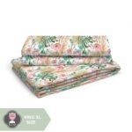Tangelo 300 TC 100% Cotton Ultra Fine Multi Colored Floral Print Super King Bed Sheet Set