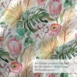 Tangelo 300 TC 100% Cotton Ultra Fine Multi Colored Floral Print Super King Bed Sheet Set