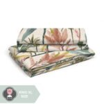 Tangelo 300 TC 100% Cotton Ultra Fine Multi Colored Floral Print Super King Bed Sheet Set