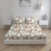 Tangelo 300 TC 100% Cotton Ultra Fine Multi Colored Floral Print Super King Bed Sheet Set