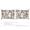 Tangelo 300 TC 100% Cotton Ultra Fine Multi Colored Floral Print Super King Bed Sheet Set