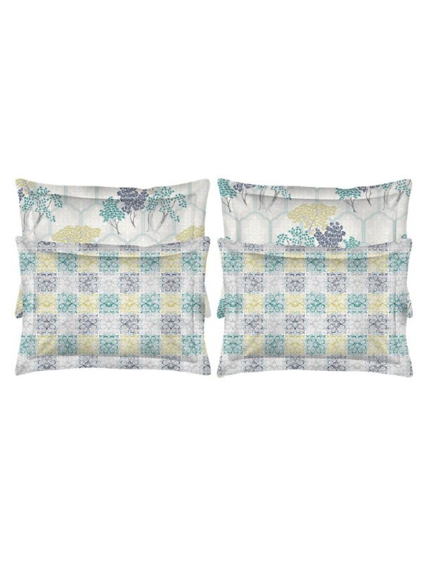 Urbantropic 600 TC 100% Cotton Ultra Luxurious Multi Colored Indian Print Super King Bed Sheet Set