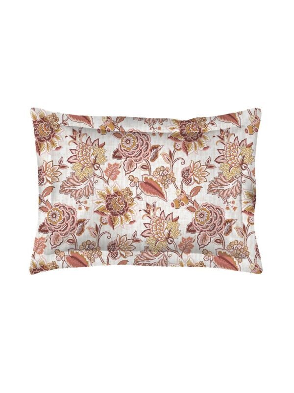 Cool Night -1 225 TC Chief Value Cotton Super Fine Red Colored Floral Print Single Bed Sheet Set