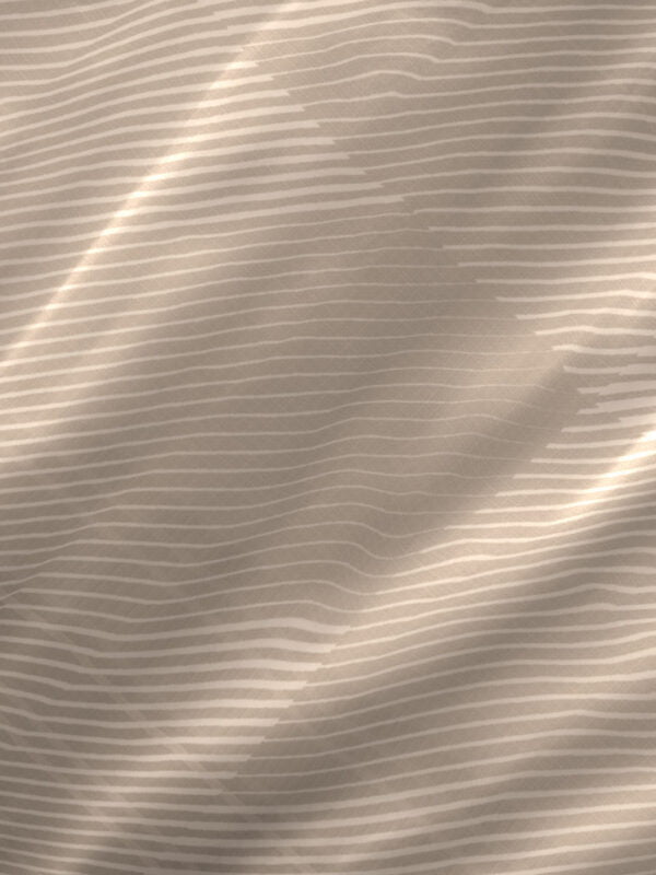 Mystic Hues 270 TC 100% Cotton Super Fine Brown Colored Geometric Print King Bed Sheet Set